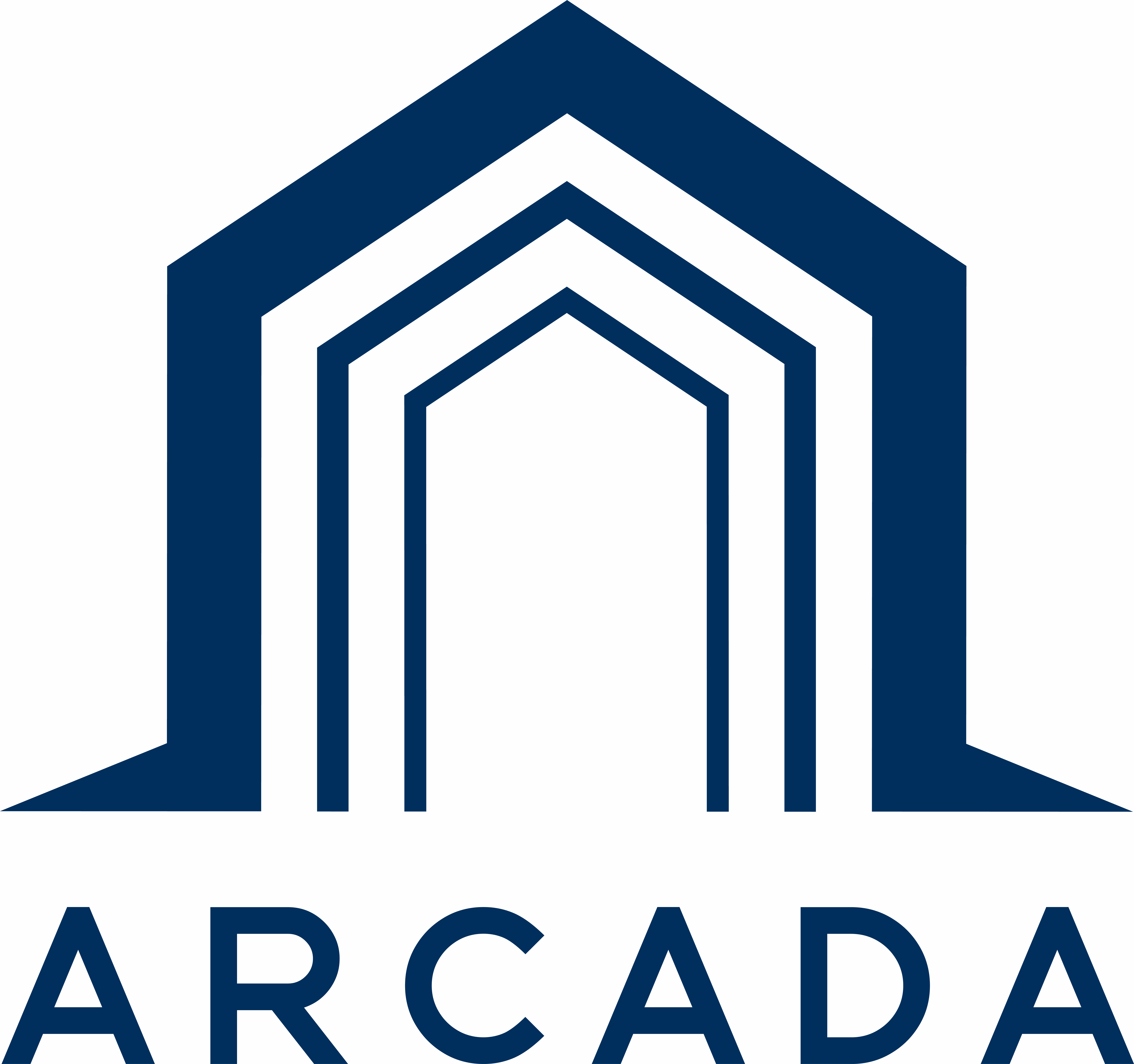 Варианты логотипа ARCADA - синий